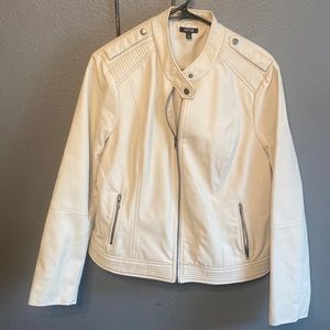 Off White Leather Jacket